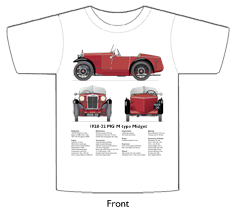 MG M type Midget 1928-32 T-shirt Front